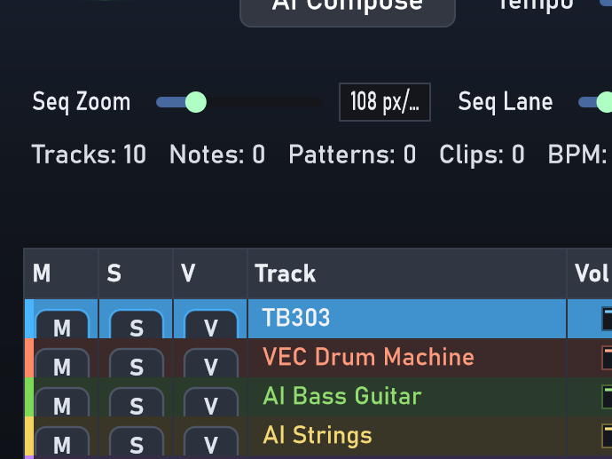 Track workspace and instrument lanes in Mutagen